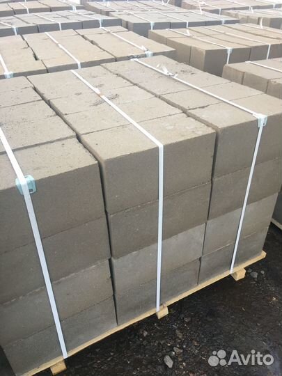 Блок бетонный фундаментный/перегородочный/стеновой