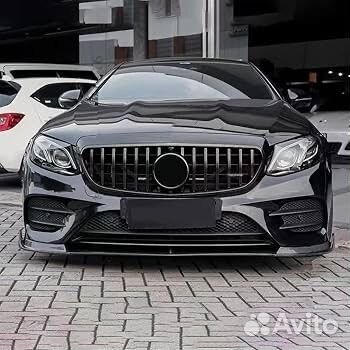 Сплиттер перед Mercedes w213 Brabus карбон дорест