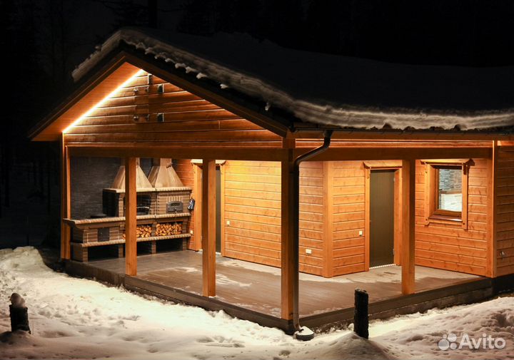 Мангальный комплекс из кирпича Барбекю