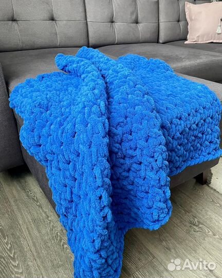 Вязанный плед