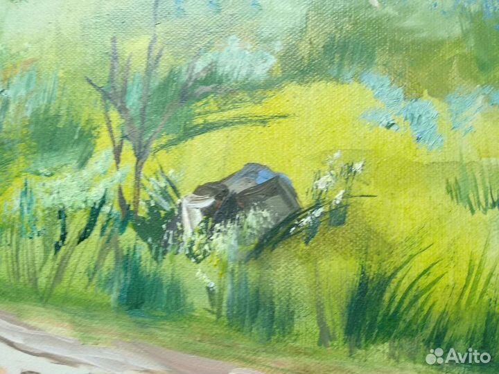 Картина маслом на холсте 