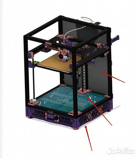 Внешние панели 3д принтера Voron Trident
