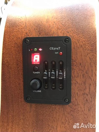 12 струнная гитара электро-акустическая с чехлом