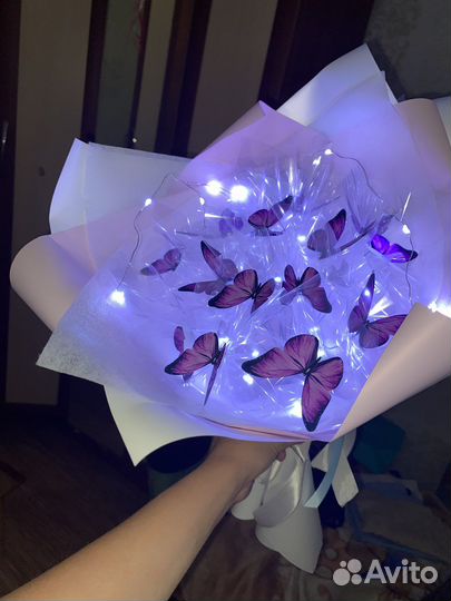 Бабочки букет корзинка