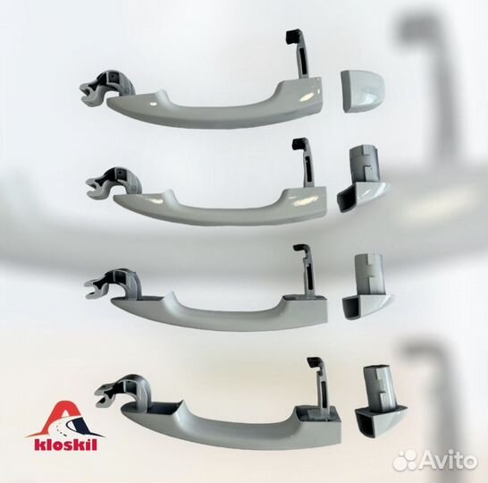 Ручки дверей в цвет авто для лада Веста