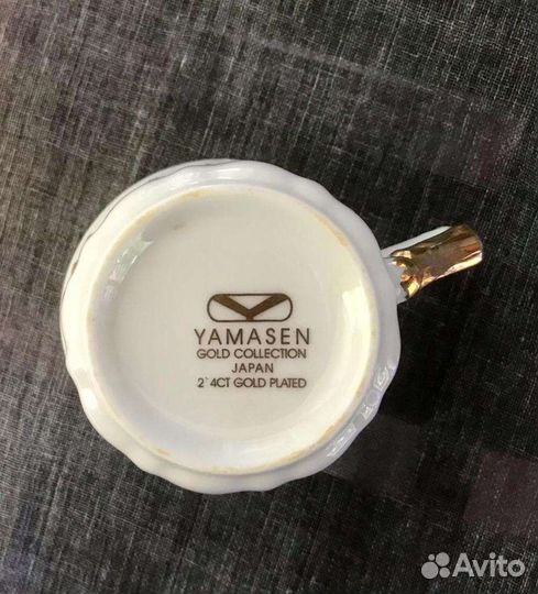 Фарфоровая чайная пара yamasen gold collection