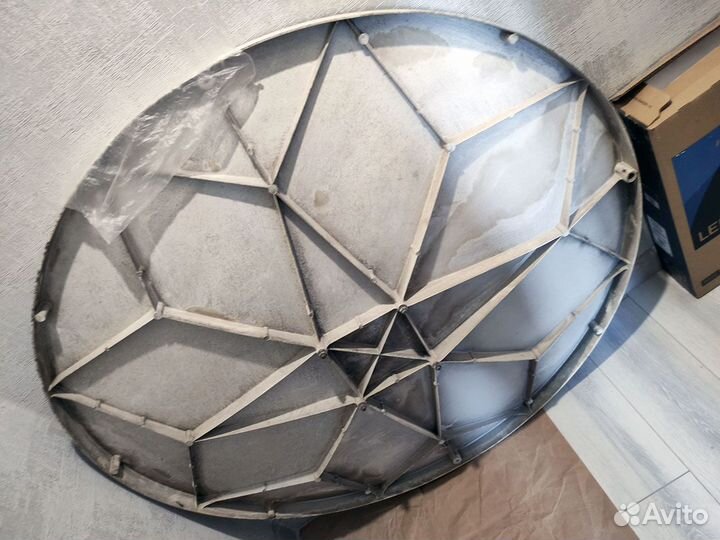 Антенна спутниковая поворотная 130х120см и ресивер