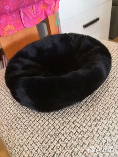 Шапка жён. Берет мутоновый новый, чёрный, мягкий