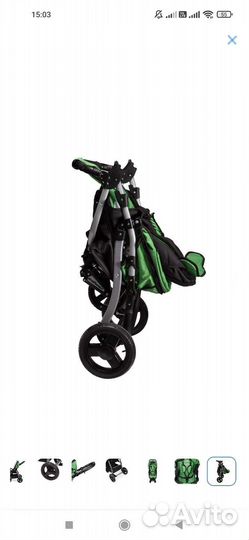 Прогулочная коляска adbor mio отличное состояние