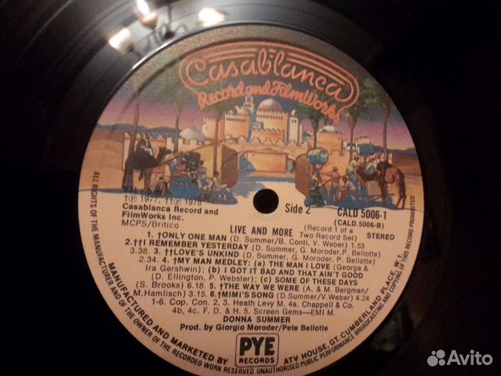 2LP Donna Summer - Live And More, USA