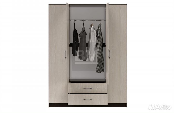 Шкаф распашной с зеркалами