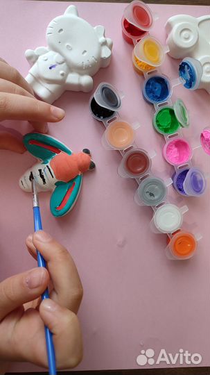 Набор для рисования (гипсовые фигурки для детей)