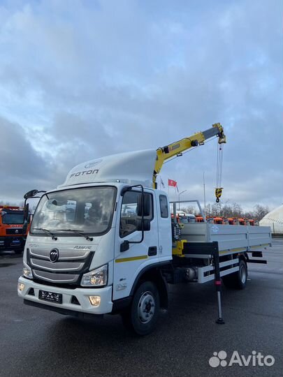 Шасси Foton S100 с КМУ HYVA, 2023