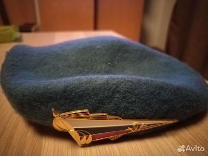 Берет голубой вдв