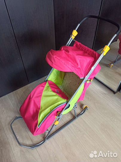 Детские санки коляска