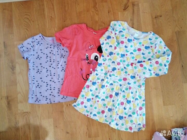 Пакет вещей на девочку с 116 по 122