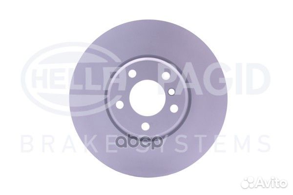 Диск тормозной пер.вент L 348x36mm 5 отв. (ч