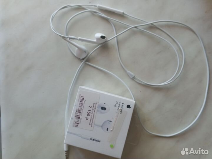 Проводные наушники apple Earpods