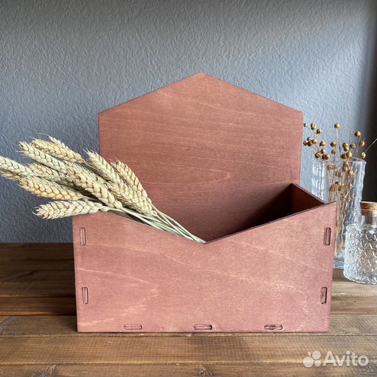 Ящик деревянный / Кашпо / Деревянный бокс