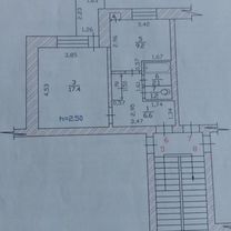 1-к. квартира, 39 м², 2/3 эт.