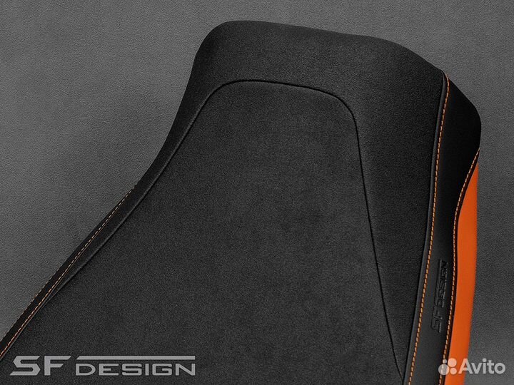 Сиденье для Kawasaki Z1000 Orange Moon Night Cloud