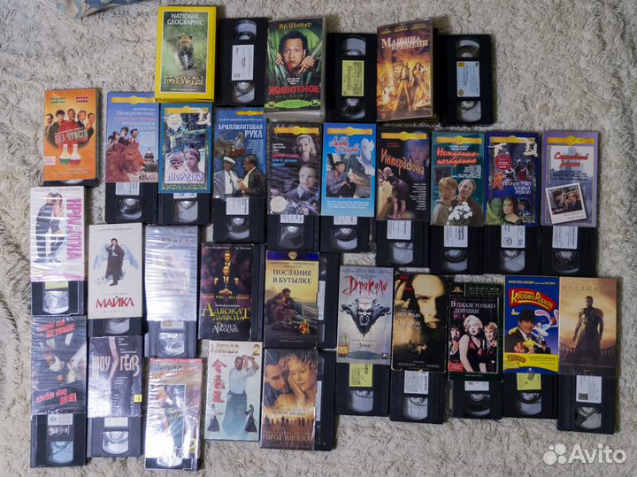 Видеокассеты VHS лицензия в идеальном состоянии