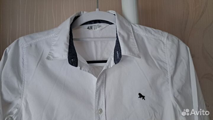 Рубашка школьная для мальчика 140