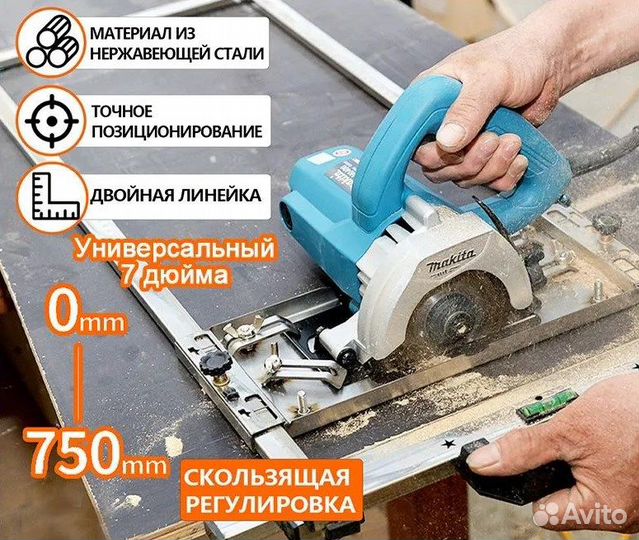 Интересная направляющая для пилы и фрезера