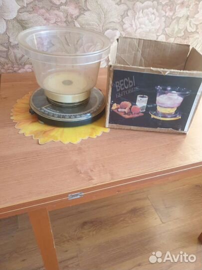 Весы кухонные с чашей