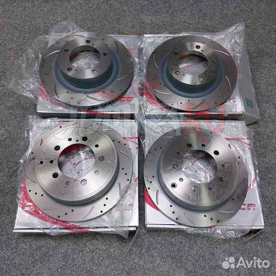 Тормозные диски перфорированные Land Cruiser 200