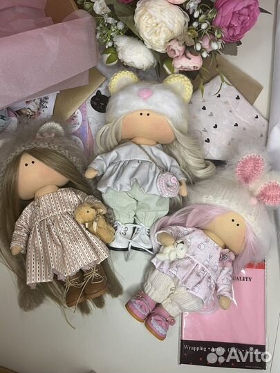 Текстильная кукла ручной работы