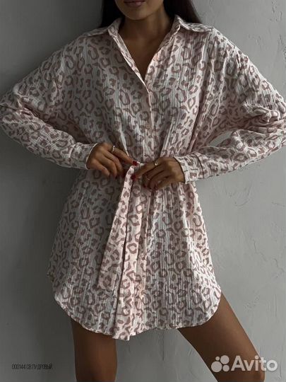 Платье - рубашка женская