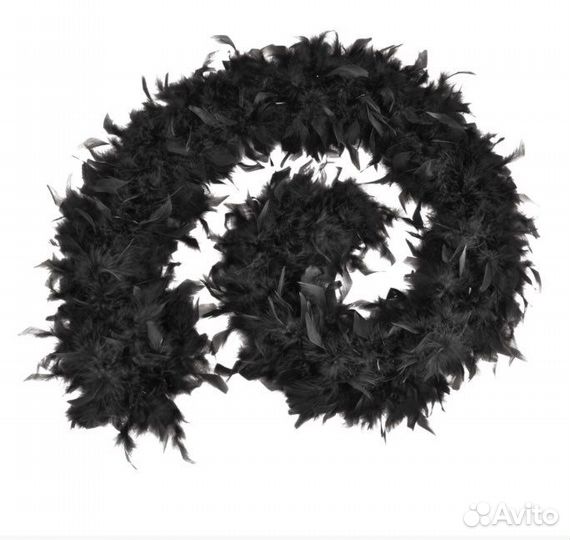 Боа из перьев страуса