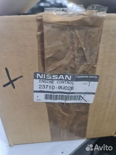 Блок управления двигателем nissan note E11