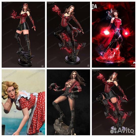 Много Фигурок Алой ведьмы Мстители
