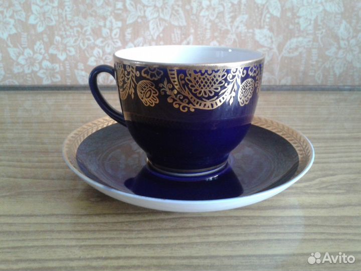 Чайная пара Кобальт лфз