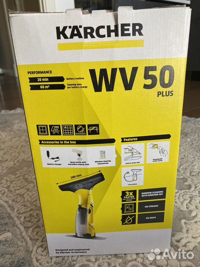 Стеклоочиститель karcher WV50 plus