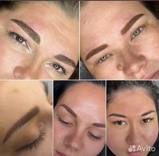 Перманентный макияж бровей