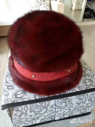 Шапка норковая женская бу
