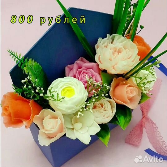 Букет цветов из мыла