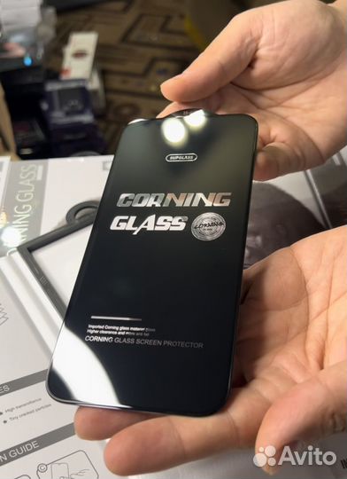 Премиум бронь стекло на iPhone Corning Glass