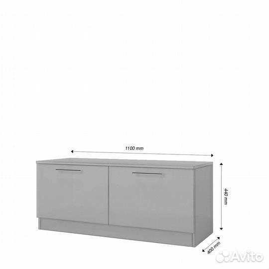 Тумба Афина-951b дуб молочный прикроватная