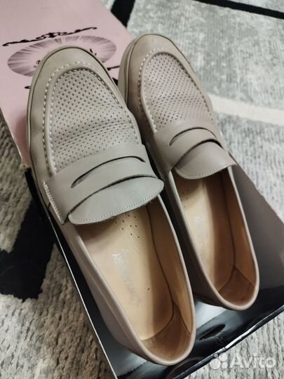 Лоферы женские натуральная кожа 43 р-р