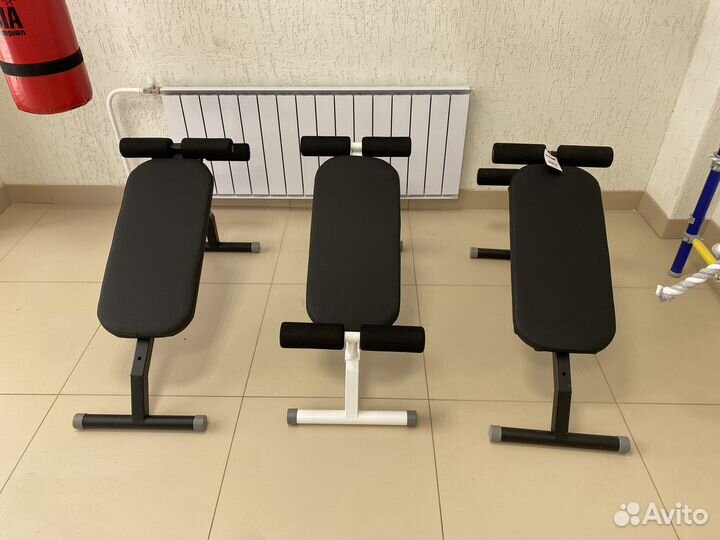 Скамья для пресса + гиперэкстензия