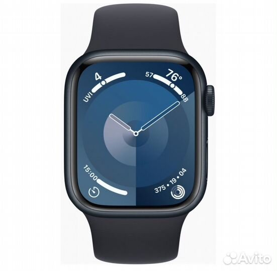 Apple Watch Series 9 45мм Midnight, Sport Band