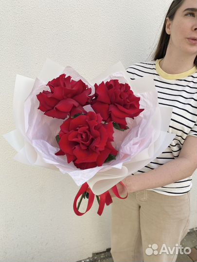 Букет - 3 французские розы