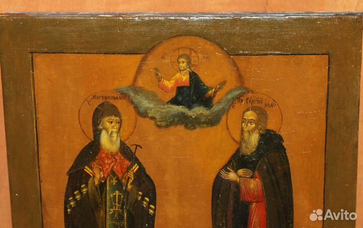 Икона Митрофан Воронежский и Сергий Радонежский