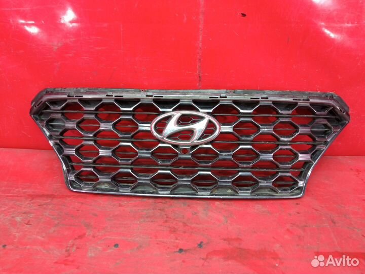 Решетка радиатора Hyundai Santa Fe 4 2018