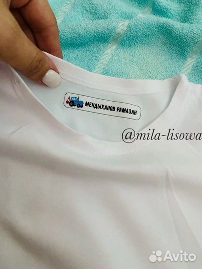 Термонаклейки на одежду в садик, школу