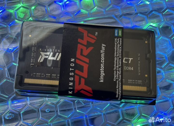 Оперативная память ddr4 kingston fury impact 16 gb